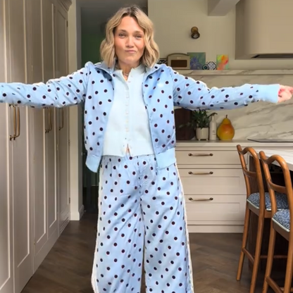 Polka Dot Striped Set Full Set - 2 pieces